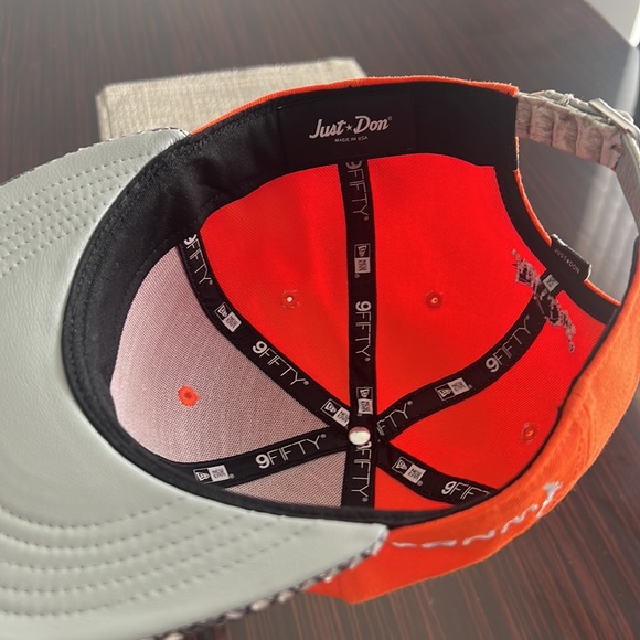 Just don wnba hat orange with snake skin brim - Picture 5 of 6
